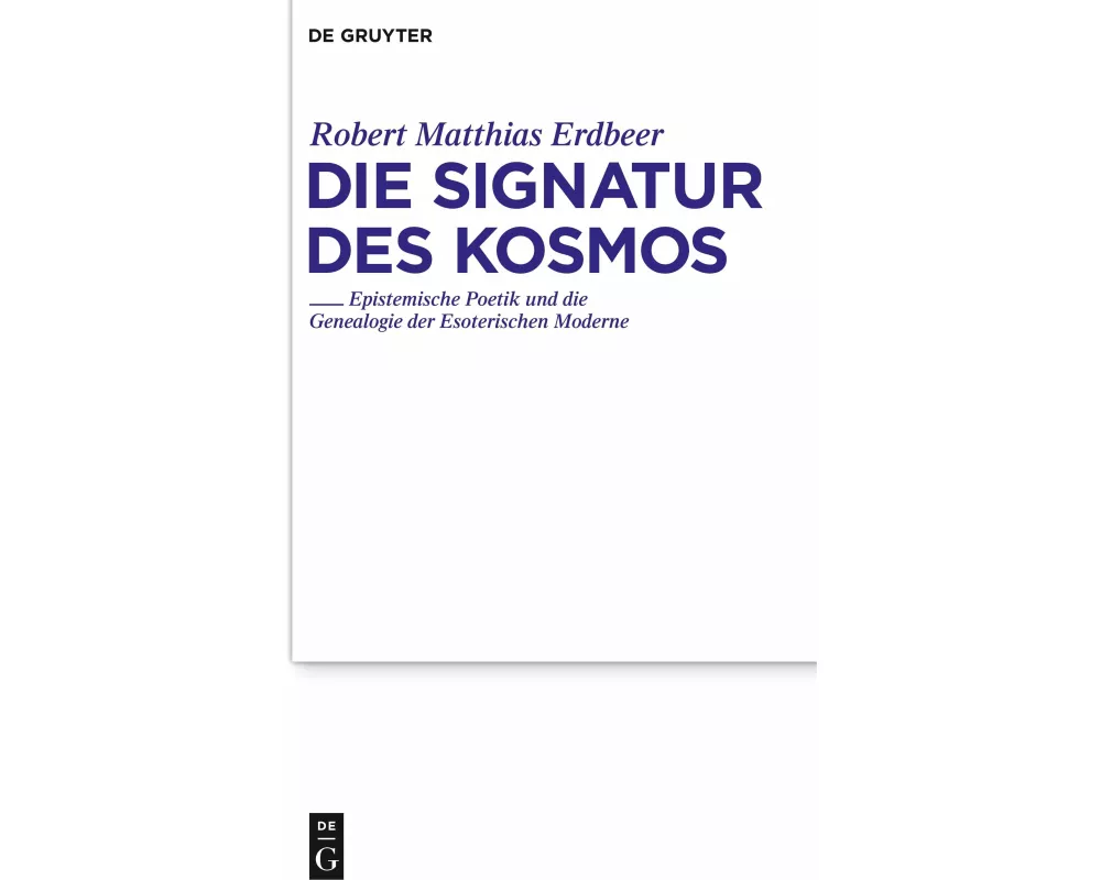 Die Signatur des Kosmos
