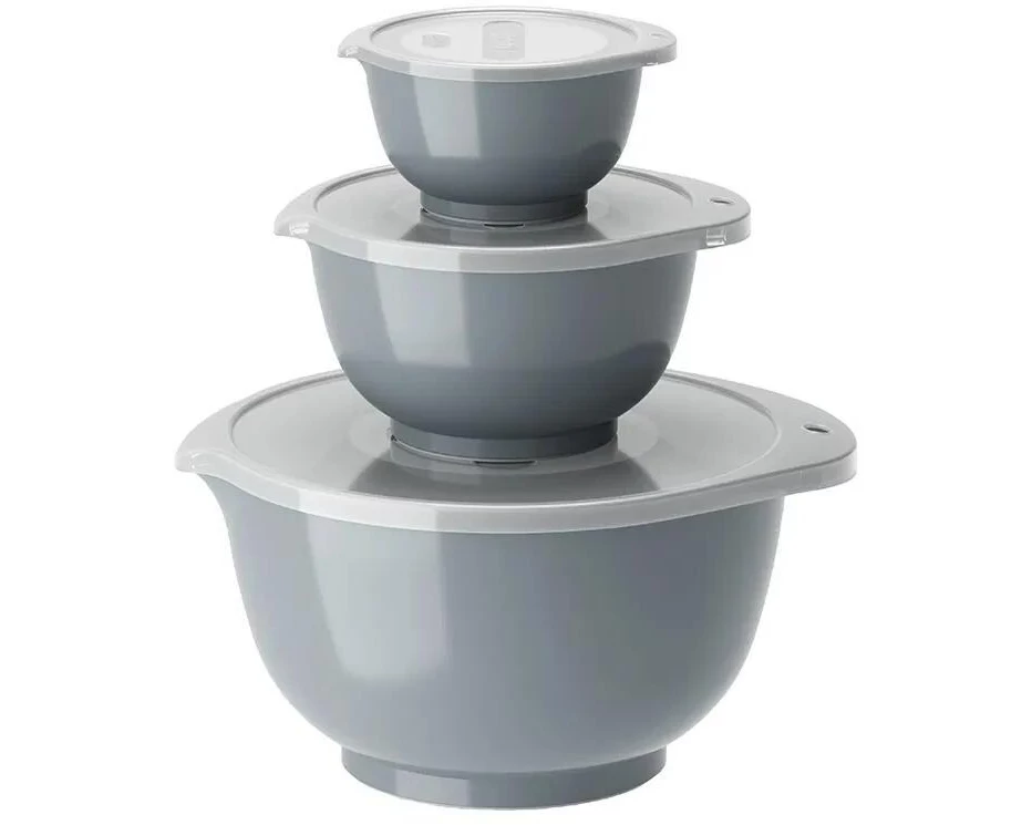 Rosti Rührschüssel-Set New Margrethe 0.25 l/0.75 l/3 l, Blaugrau