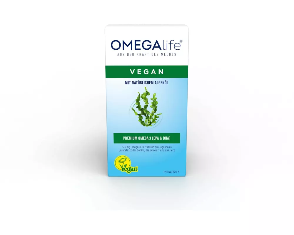 OMEGA Life Algenöl Kapseln 120 Stück