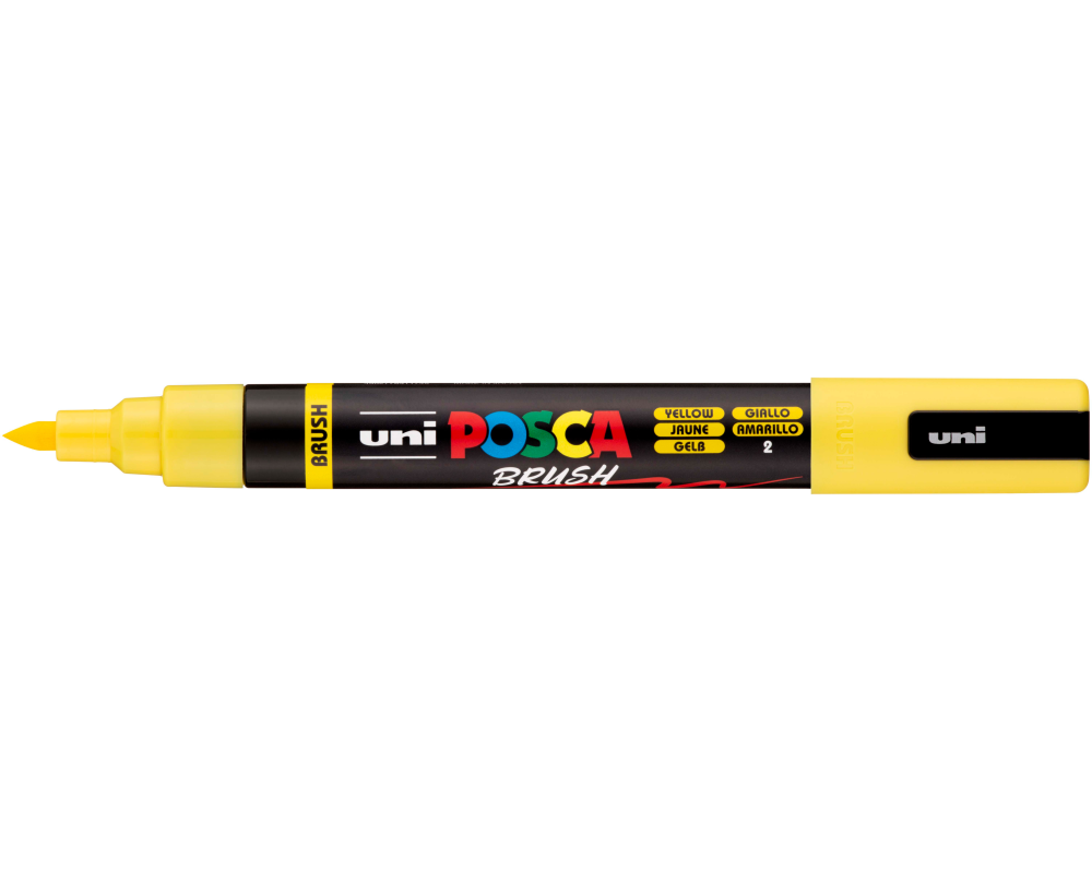 POSCA Brush Marker 1-4mm PC-5BRYELLOW gelb