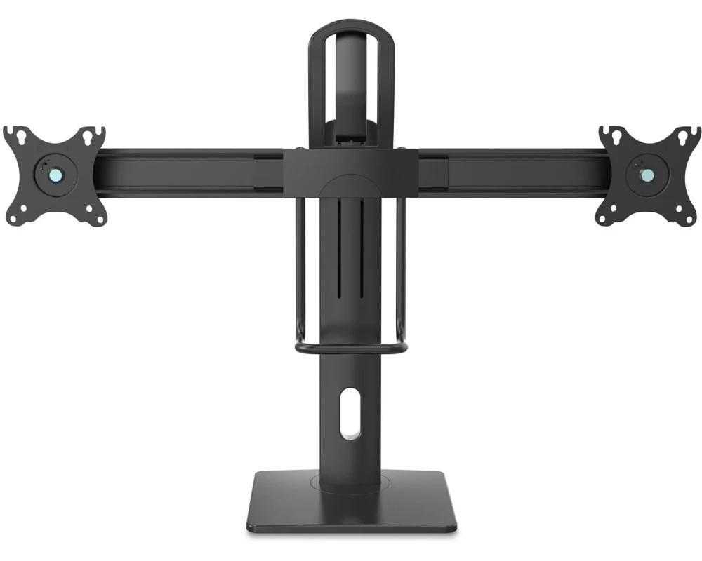 PureMounts Tischhalterung PM-OFFICE-ST-02 bis 25 kg – Schwarz