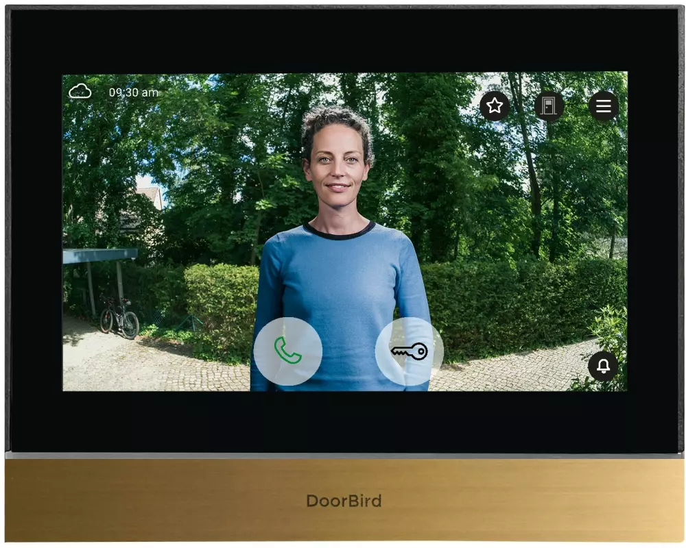 Doorbird IP Video Innenstation A1104T Gold Finish