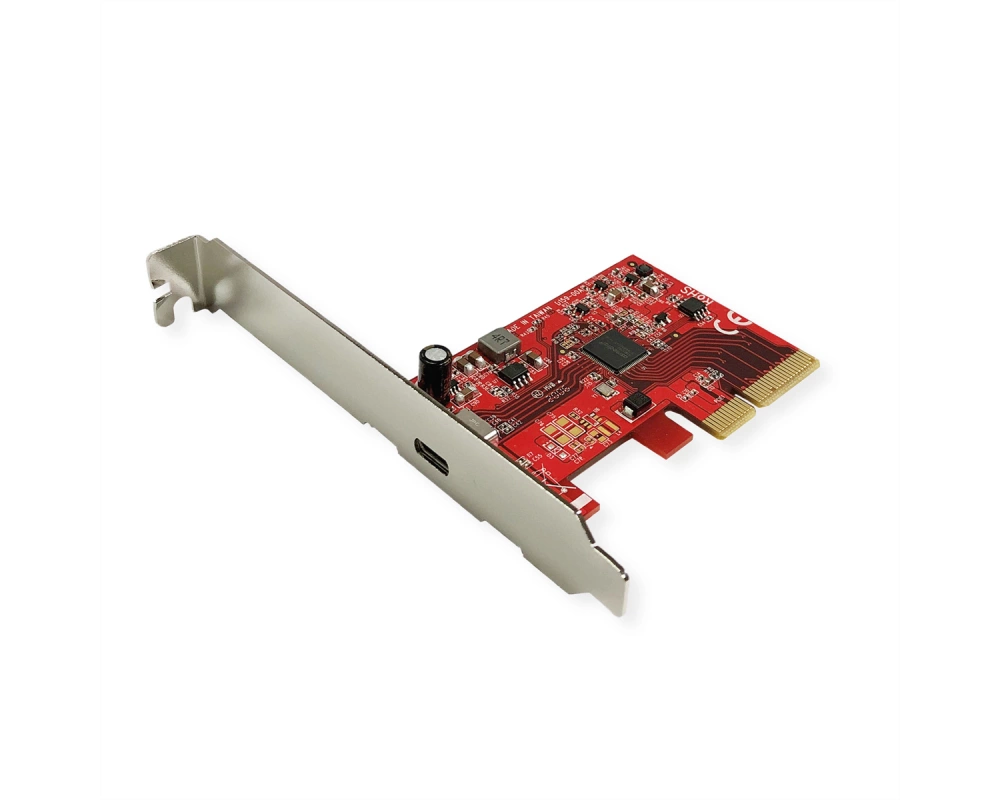 ROLINE PCI-Express-Karte, USB 3.2 Gen 2x2, 1 Port Typ C
