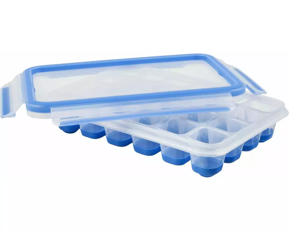 Emsa Eiswürfelbox Clip & Close Blau/Transparent