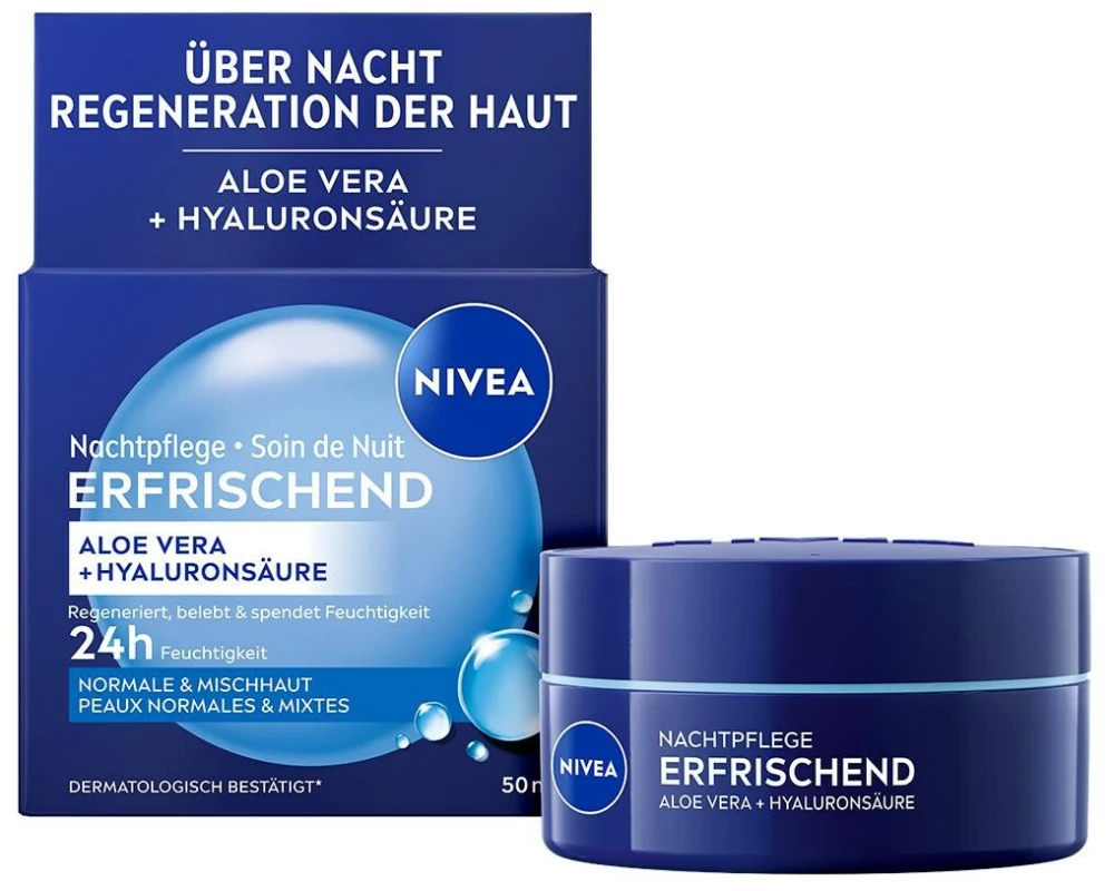 NIVEA Nachtcrème Erfrischend 50 ml