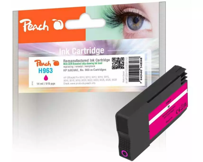 Peach Toner HP No. 963 M, 3JA24AE Magenta