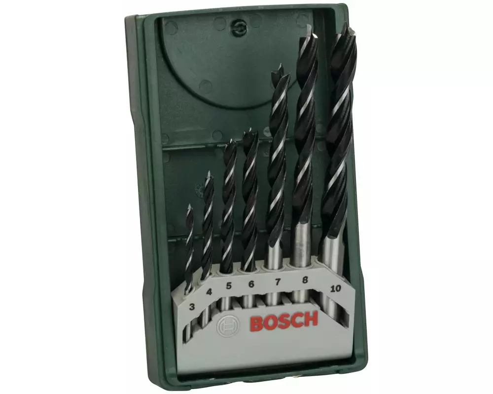 Bosch Holzbohrer-Set Mini-X-Line, 7-teilig