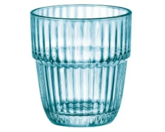 Bormioli Rocco Whiskyglas Barshine 305 ml, 6 Stück, Eisblau