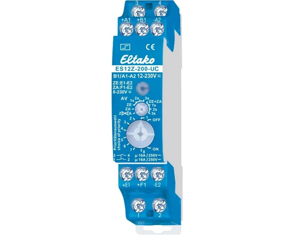 Eltako ES12Z-200-UC 2 Schliesser 16 A DIN-Schiene Blau