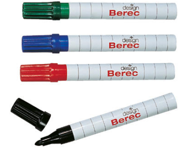 BEREC Whiteboard Marker 1-4mm 952.04.99 4er Etui Klassiker