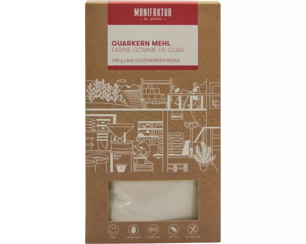 Manifaktur Packung Guarkern Mehl 400 g