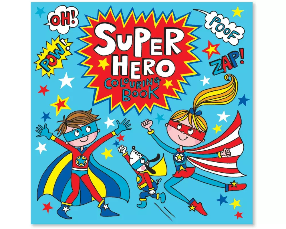 Rachel Ellen Malbuch Superman 20.5 x 20.5 cm