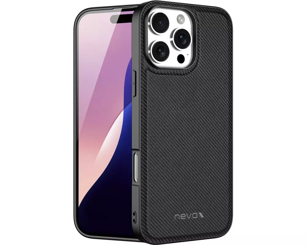Nevox Back Cover StyleShell Nylo iPhone 16 Pro Max Schwarz