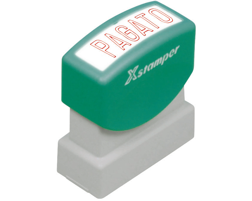XSTAMPER Stempel Pagato I3-R rot