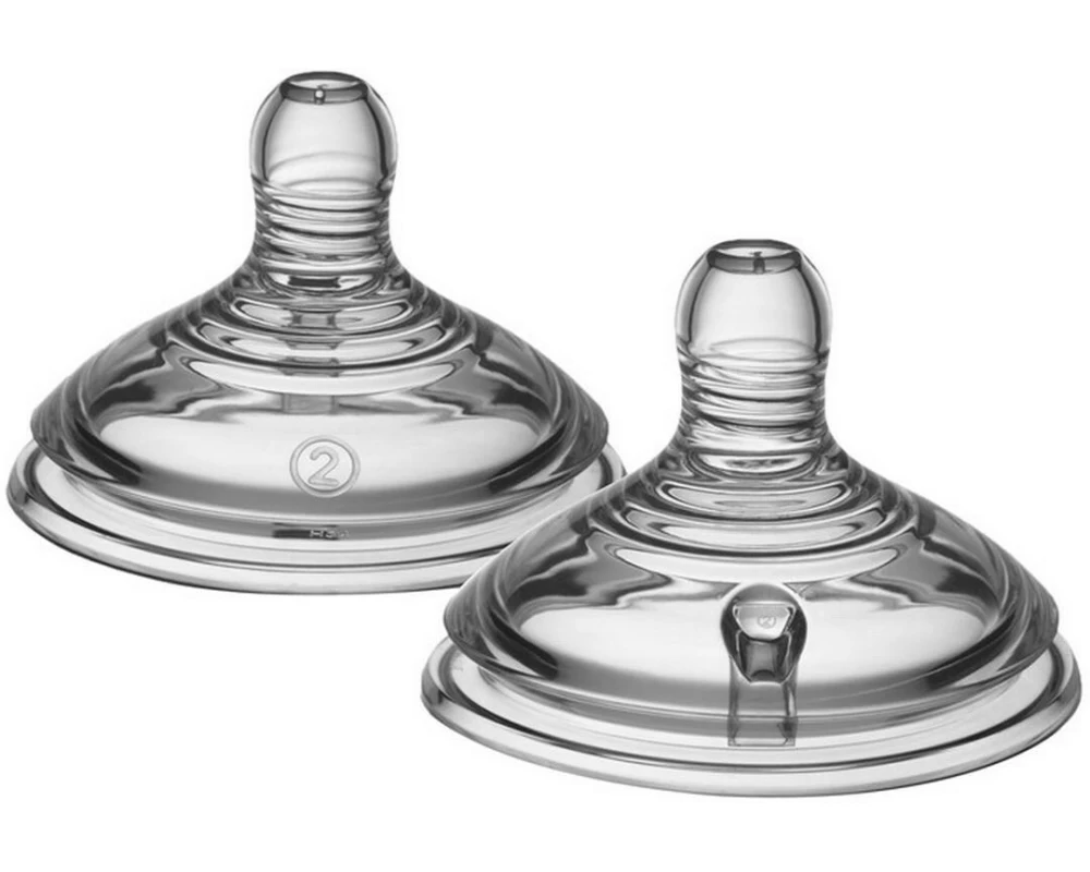 Tommee Tippee Set Flaschensauger 3+m, 2er Pack