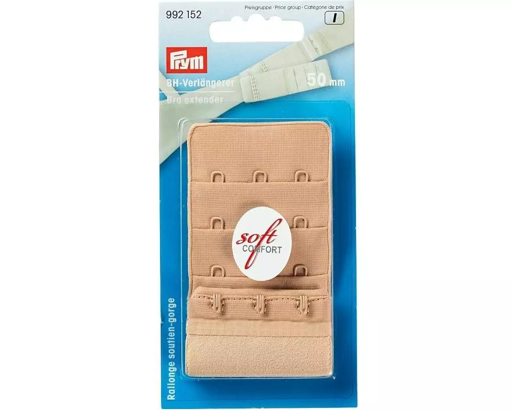 Prym BH-Verlängerung Haut, 50 mm