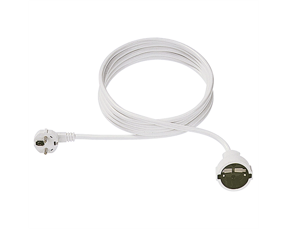 BACHMANN Extension cable, Schutzkontakt 230V 4m weiss