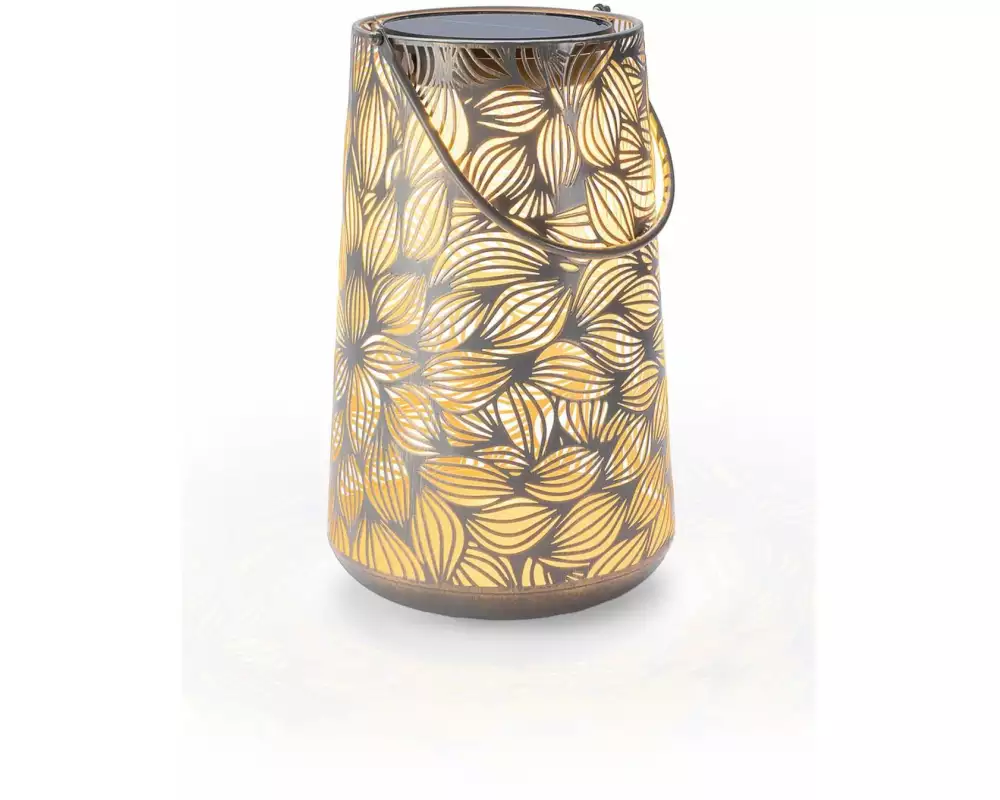 STT Solar Antic Lantern Flora Grey