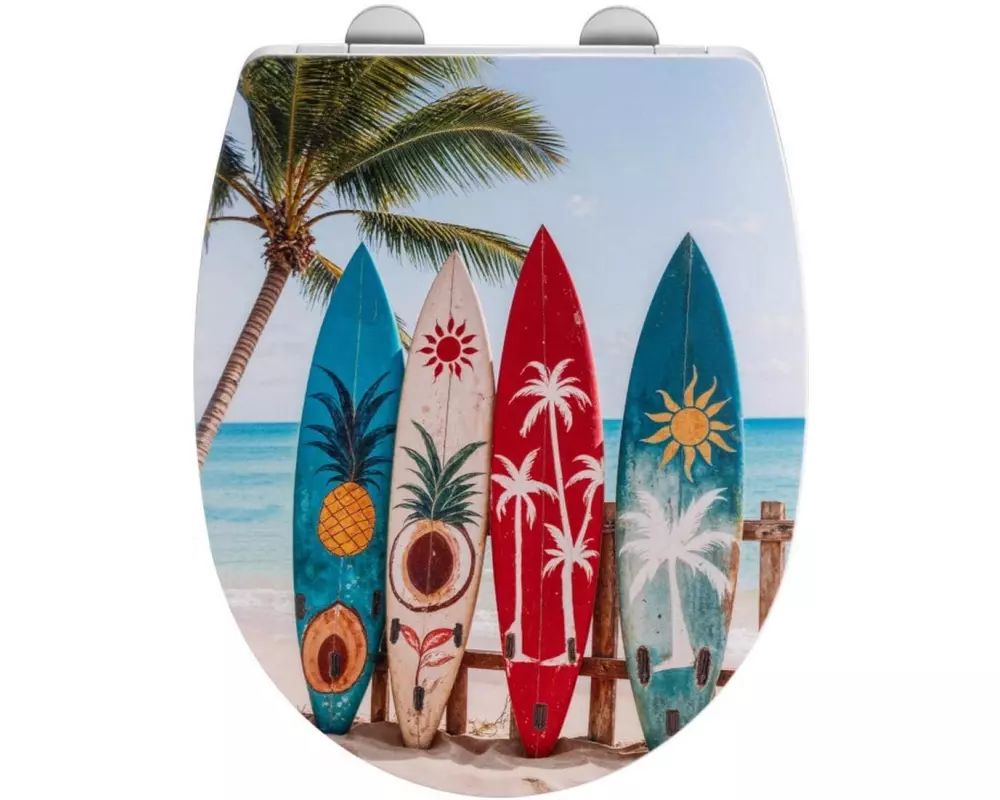 Wenko WC Sitz Louros Easy Close, Thermoplast, bis 350 kg