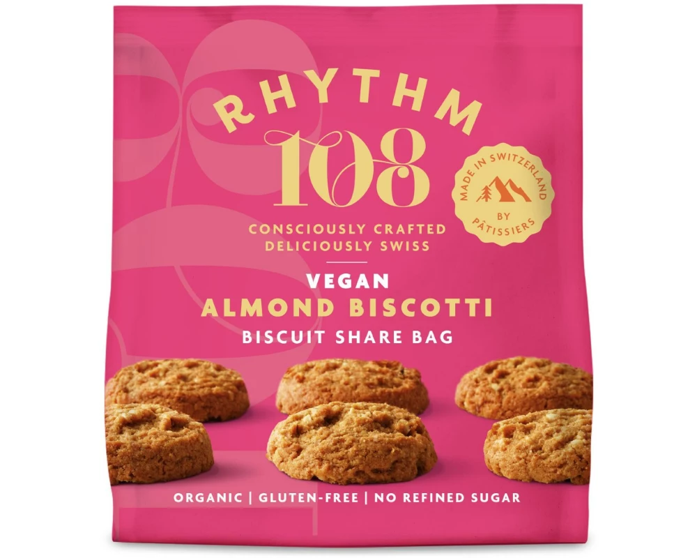 Rhythm 108 Guetzli Bio Almond Biscotti Beutel 135 g