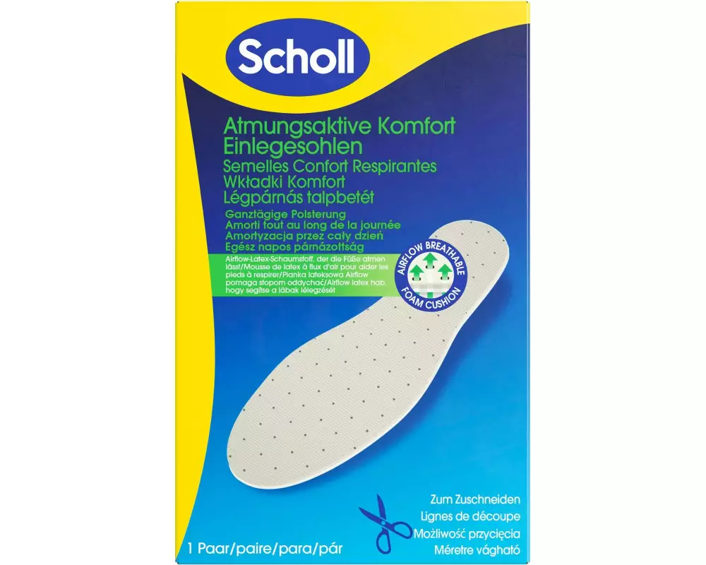 Scholl Einlegesohlen Air Cushion Sohle im Falt-Format 1 Stück