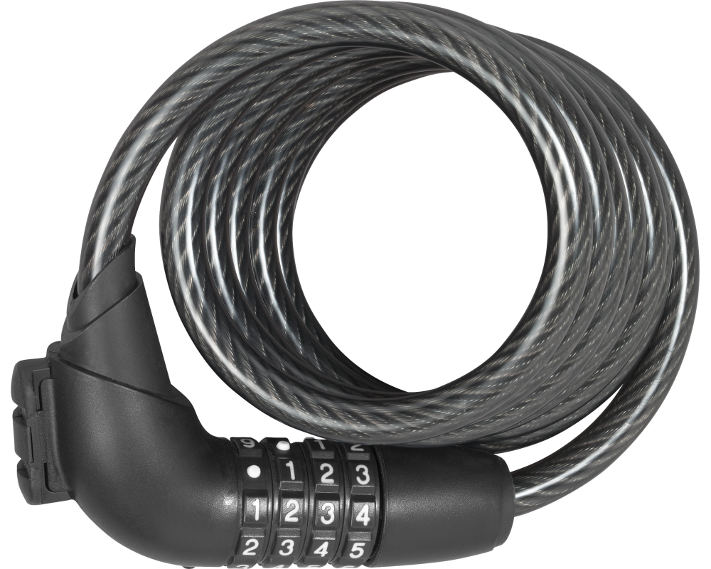 ABUS Spiralkabelschloss CC Lock CCLOCK4101 schwarz