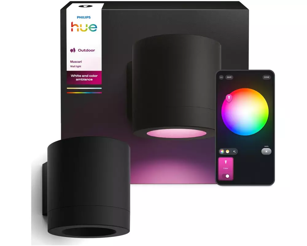 Philips Hue Muscari Wandspot Smart Outdoor