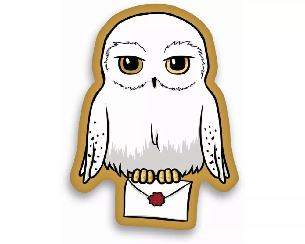 Herding Kissen Harry Potter Hedwig 20 x 35 cm, Gelb/Weiss