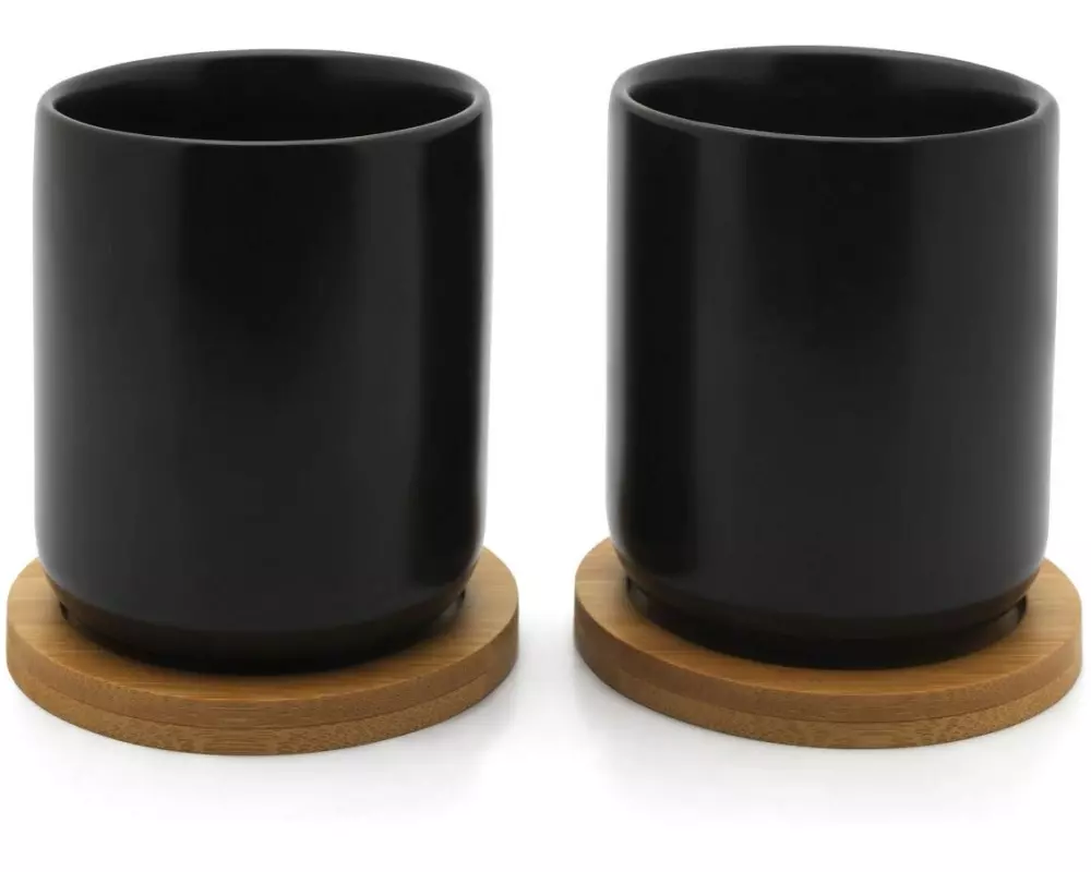 Bredemeijer Teetasse Umea 2 Stück, Schwarz