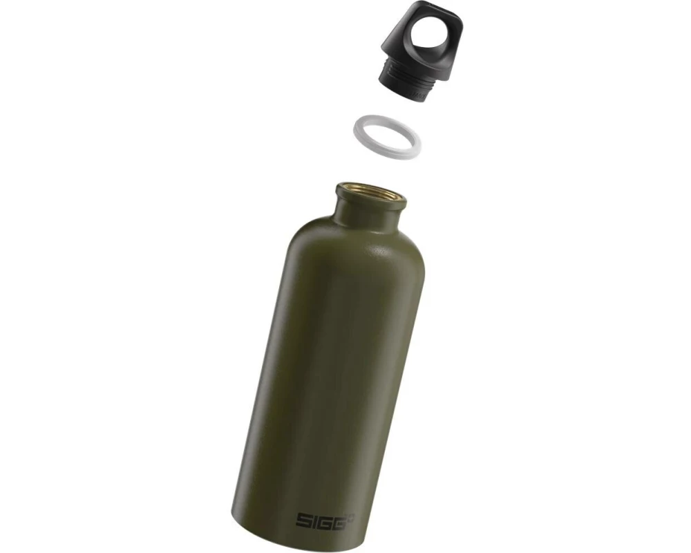Sigg Trinkflasche Traveller Roasted Green 0.6 L 600 ml, Grün