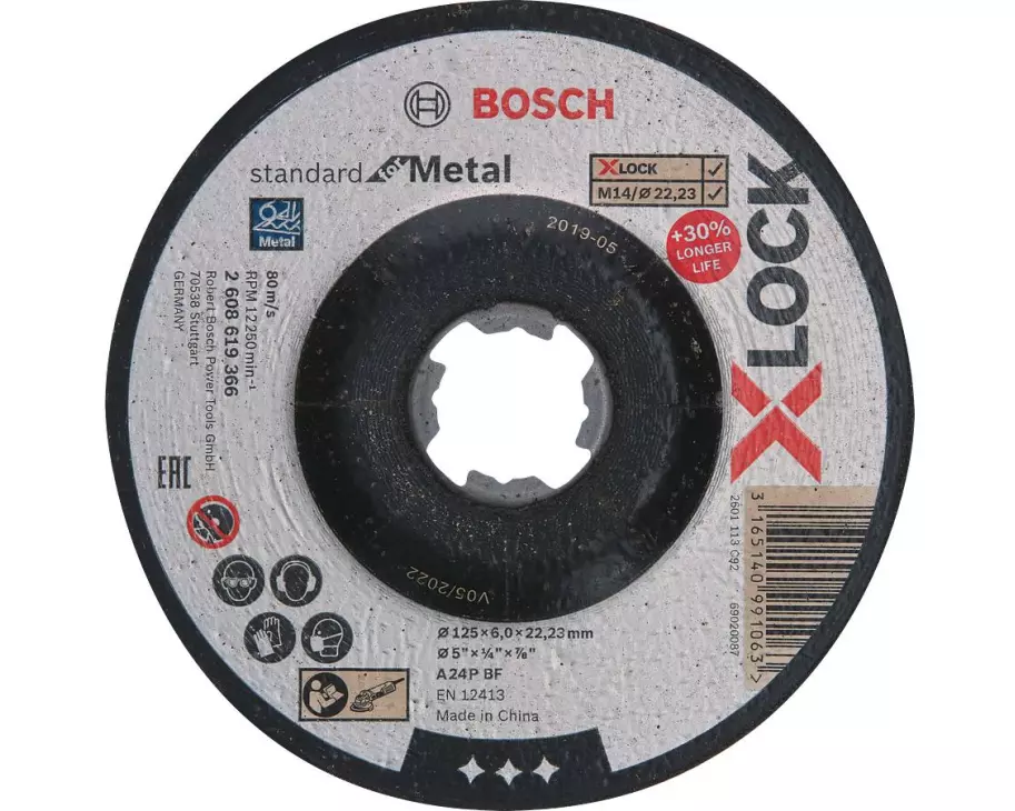 Bosch Professional Trennscheibe SfM X-LOCK 125 x 6 mm T27