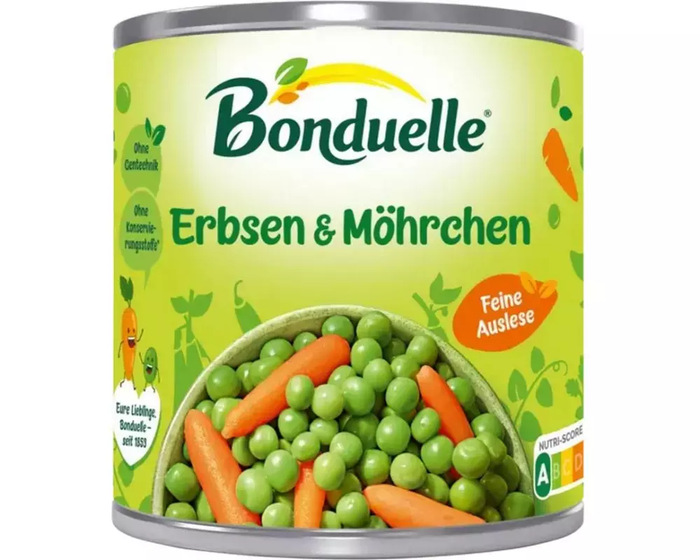Bonduelle Erbsen mit Möhrchen fein 400 g