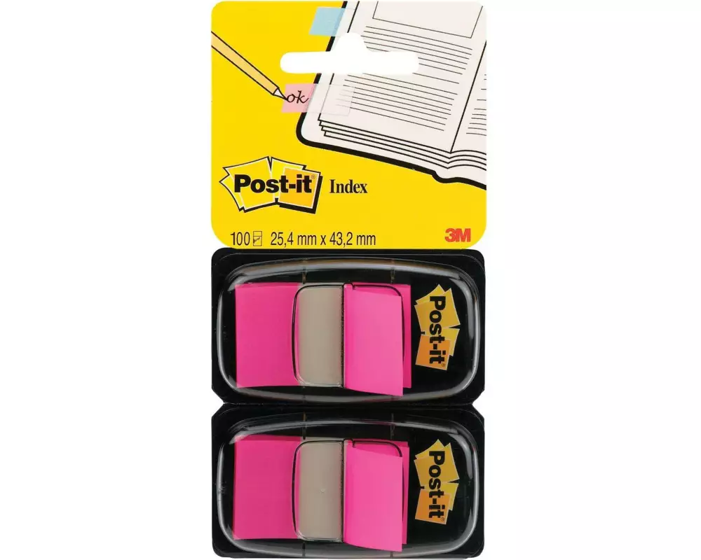 Post-it Page Marker Post-it Index 680-BP2 Pink, 2 Stück