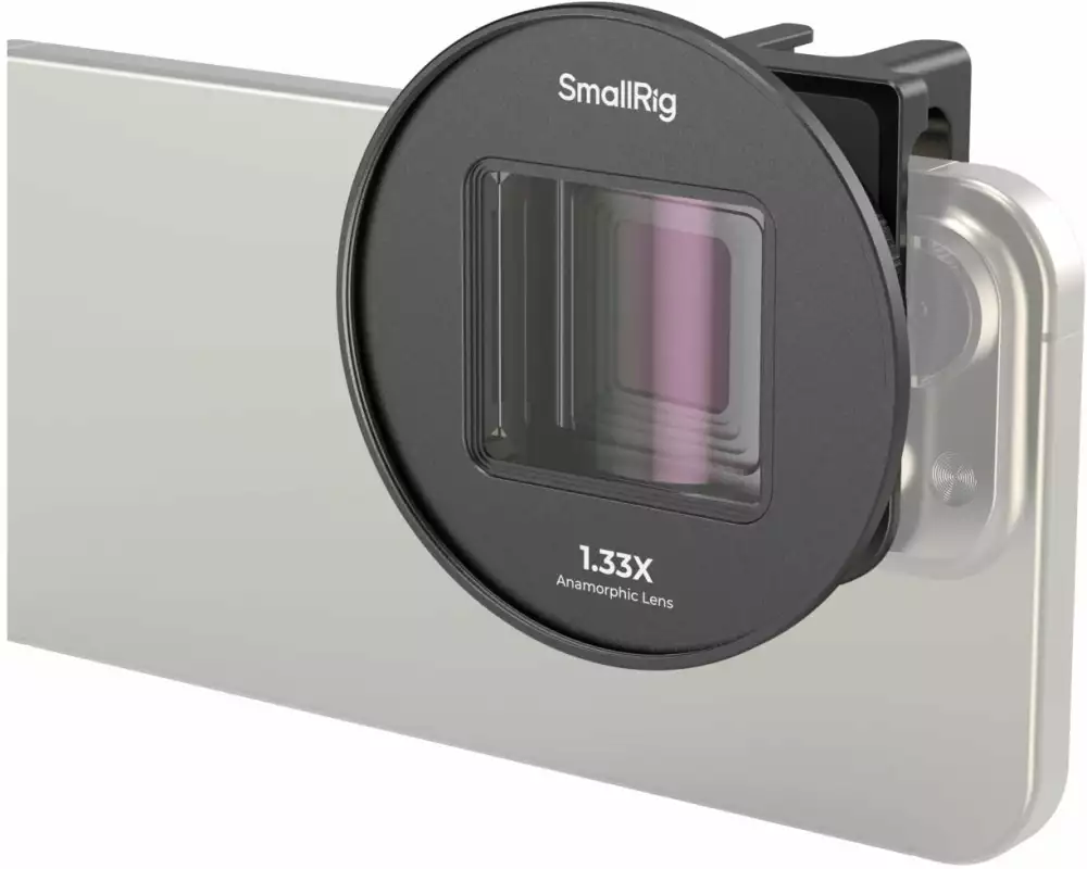Smallrig 1.33x Anamorphotisches Objektiv für Mobiltelefone (T-Mount)