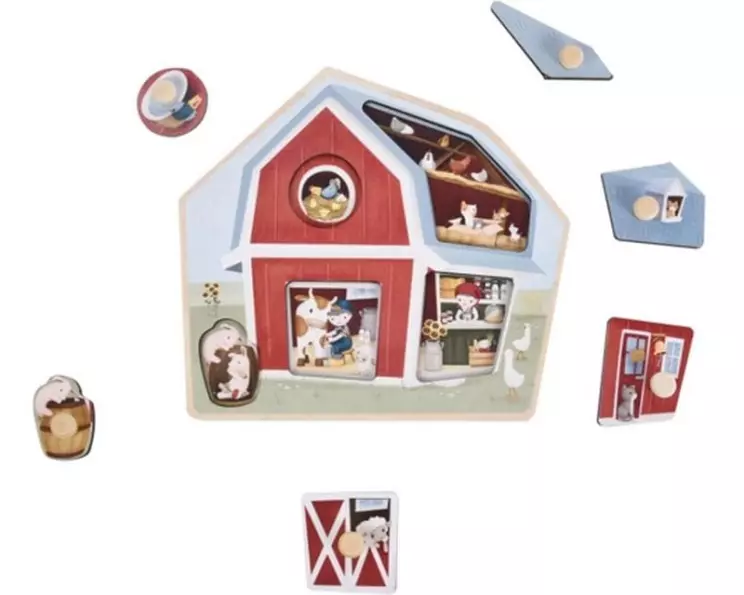 Little Dutch Holzpuzzle Little Farm FSC