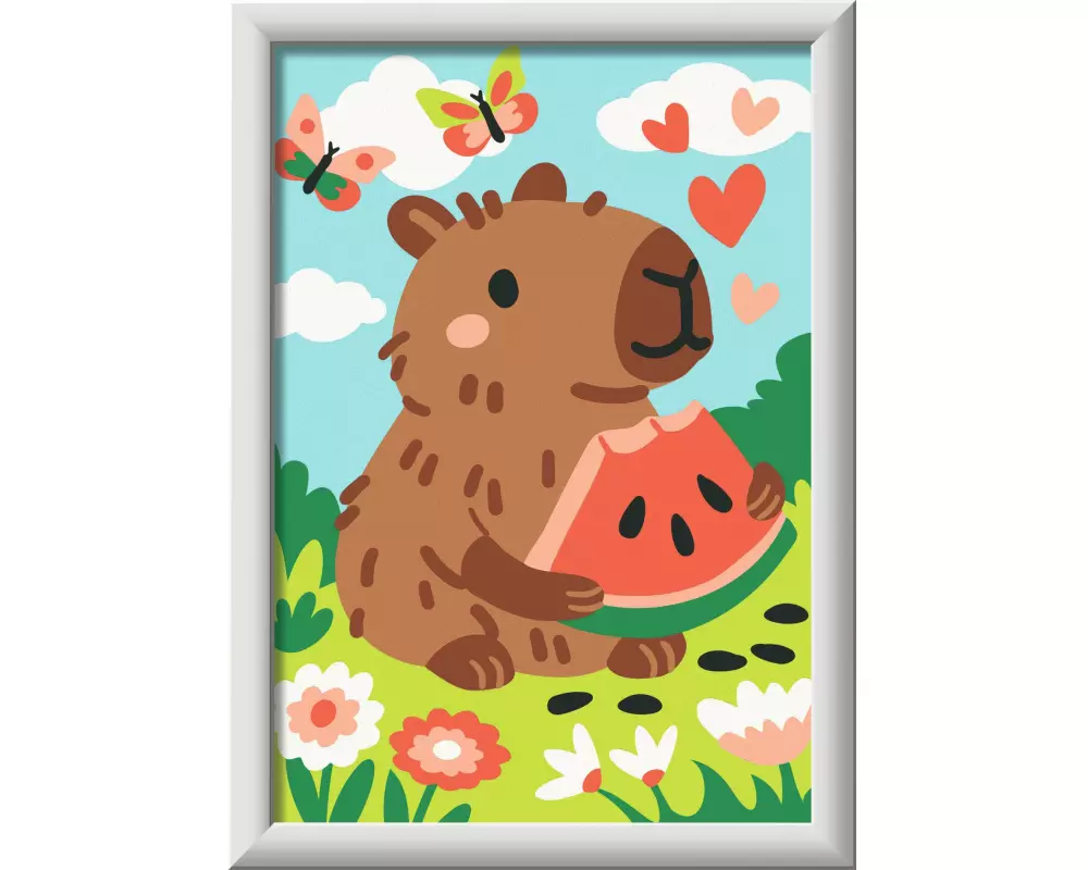 Ravensburger Malen nach Zahlen Malset Capybara