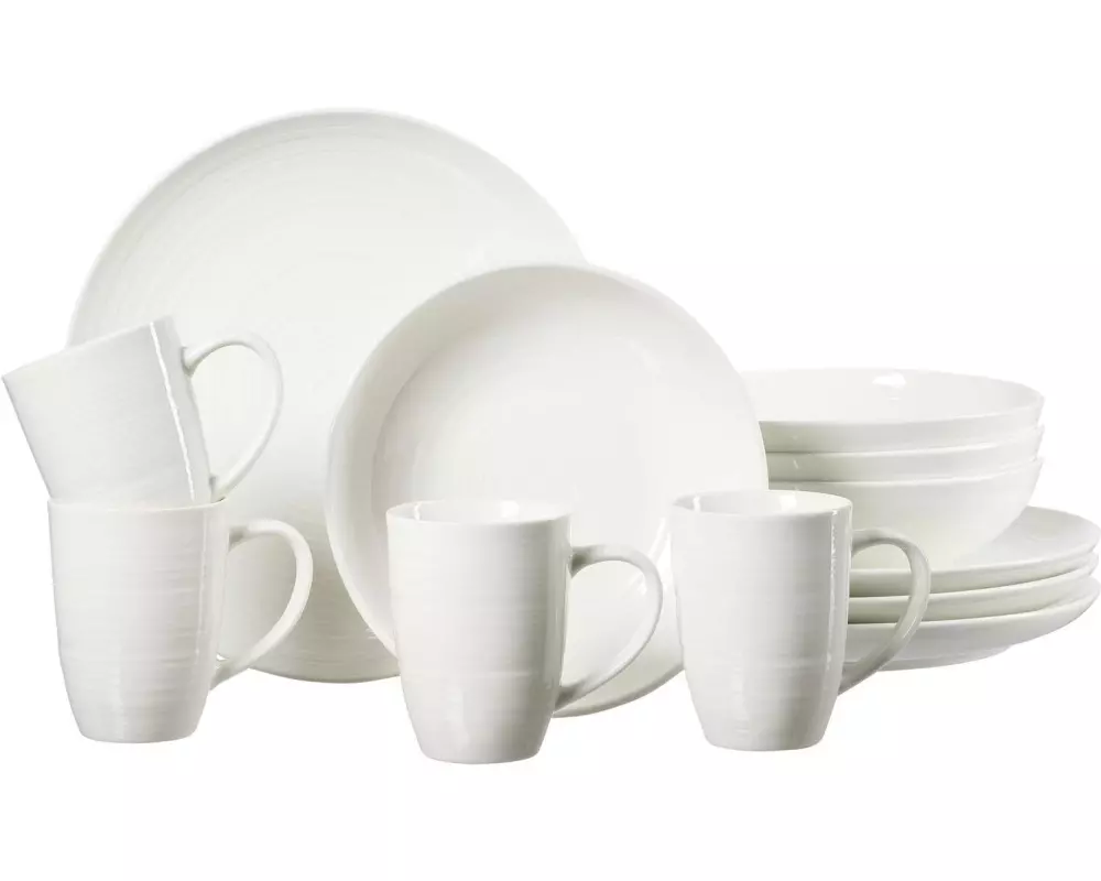 Ritzenhoff & Breker Speise-Service Suomi 12-teilig, Weiss