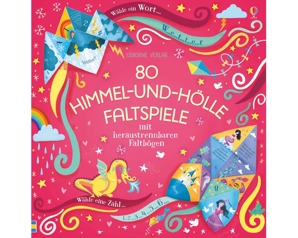 80 Himmel-und-Hölle-Faltspiele