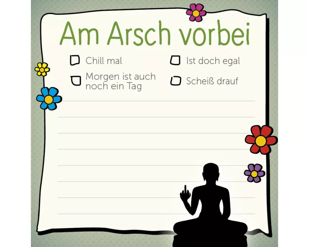 Am Arsch vorbei – Klebezettel