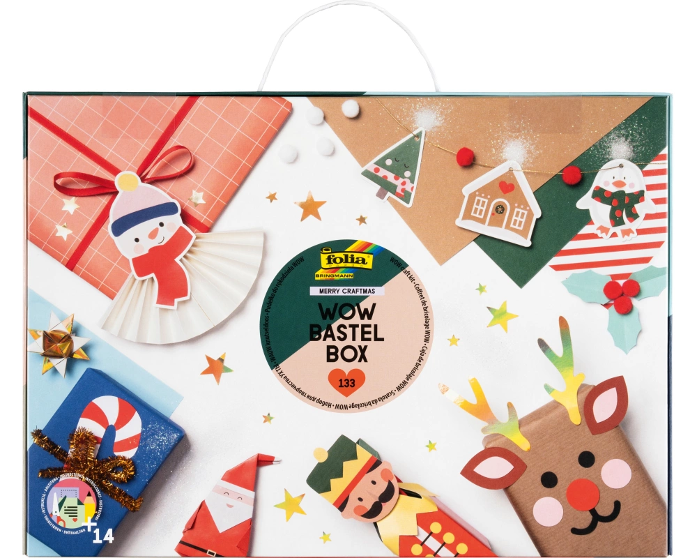 FOLIA WOW Bastel Box 923 MERRY CRAFTMAS