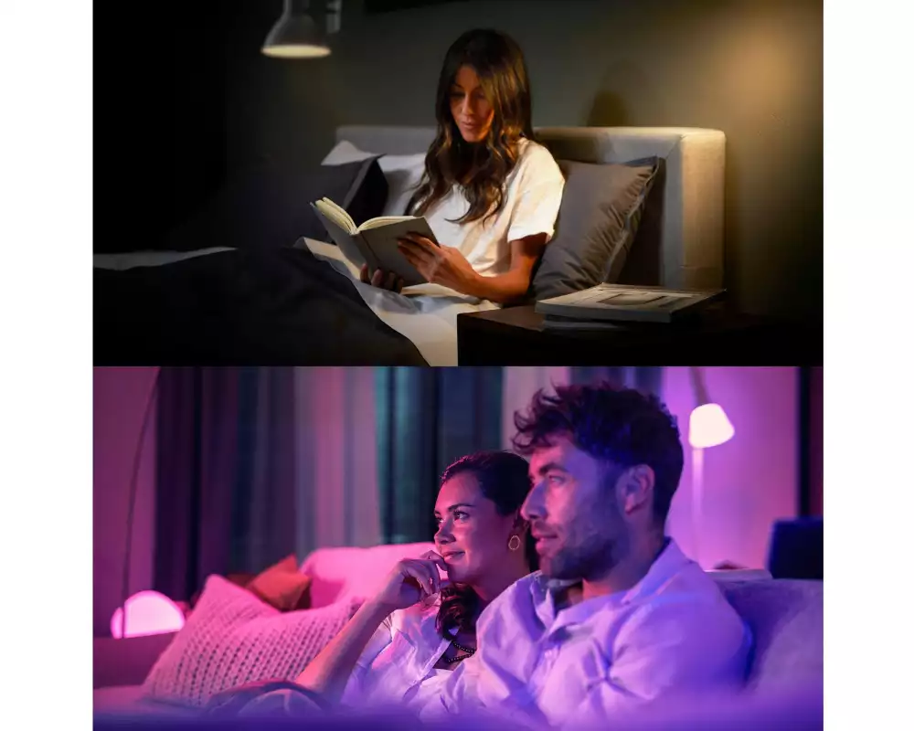 Philips Hue Essential Starter Kit Hue Bridge + 3 x GU10 RGB + Dimmer