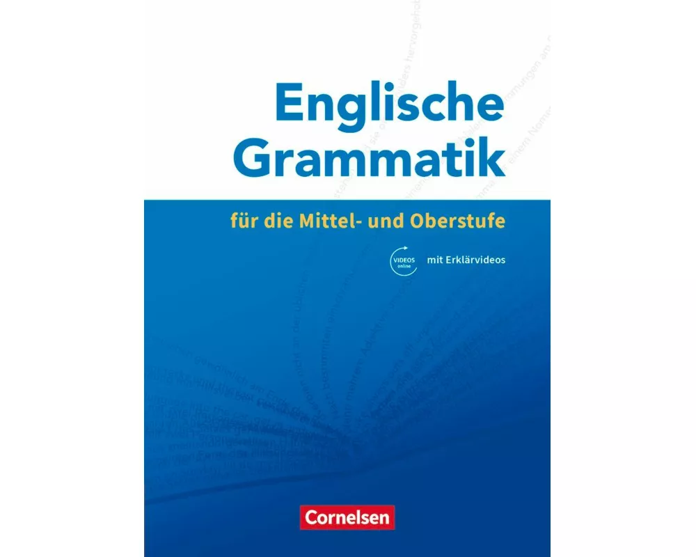 Englische Grammatik, Für die Mittel- und Oberstufe, Grammatik, Mit Erklärvideos online