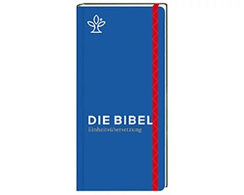 Die Bibel. Taschenausgabe stripe mit roter loser Gummilitze