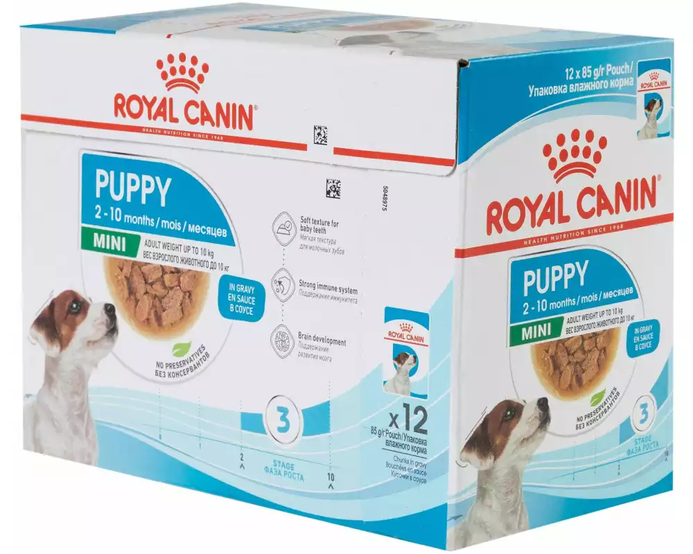 Royal Canin Nassfutter Start of Life Mini Puppy Sauce, 12 x 85 g