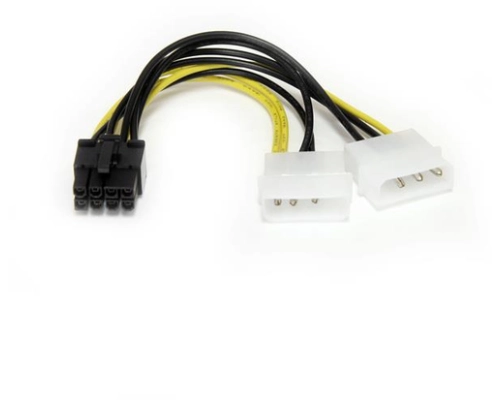 6IN LP4 TO 8 PIN PCIE ADAPTER