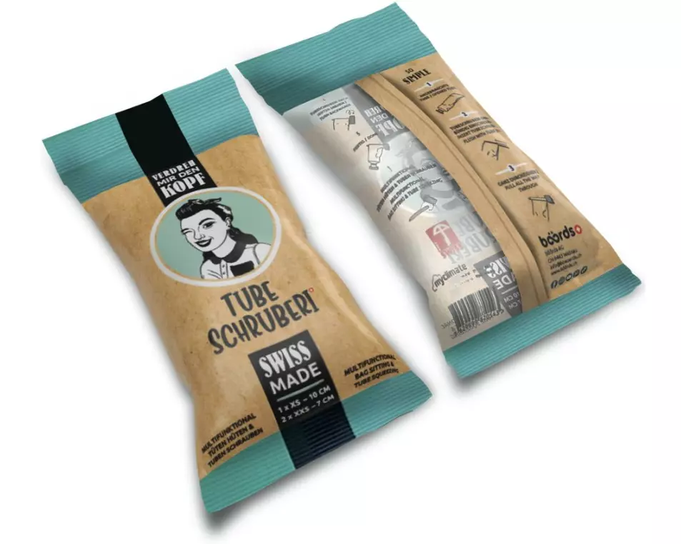 böörds Tubeschruberi 3 Stück, Beige/Weiss