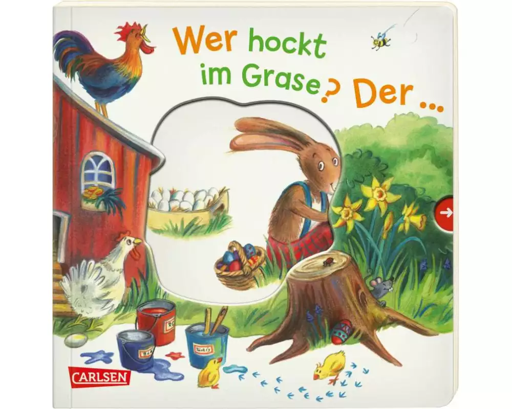 Wer hockt im Grase? Der ... Osterhase!