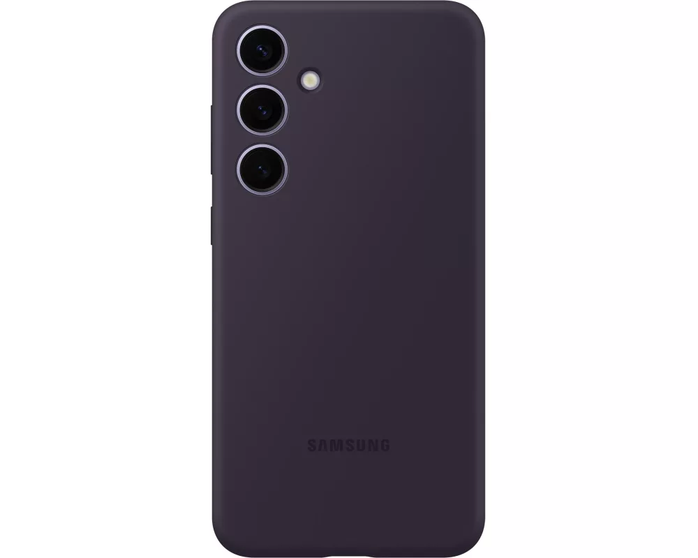 Samsung Back Cover Silicone Galaxy S24+ Dunkelviolett