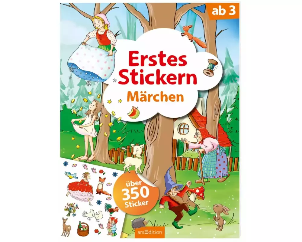 Erstes Stickern – Märchen
