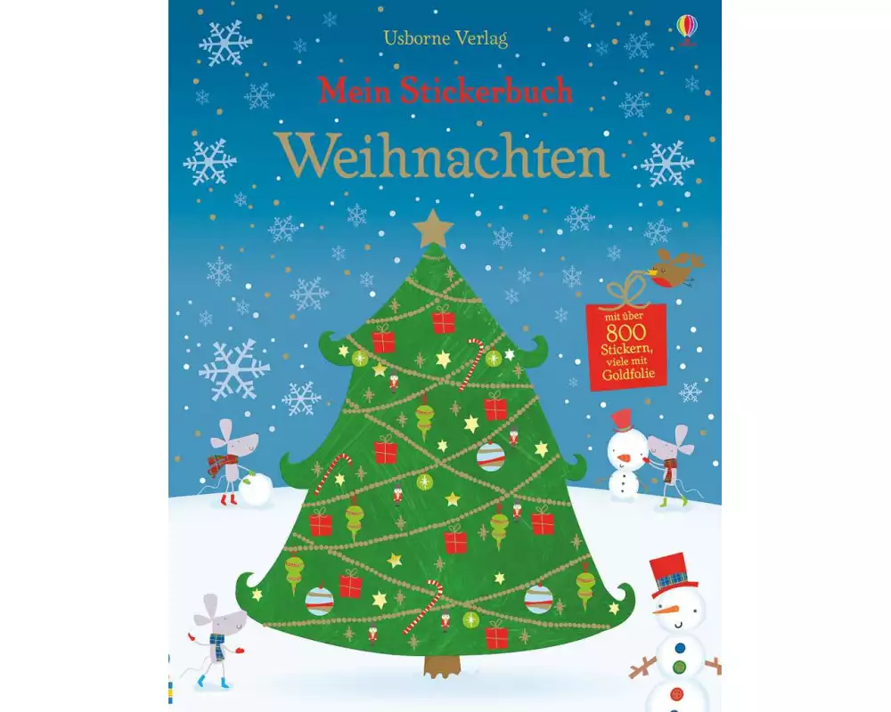 Mein Stickerbuch: Weihnachten